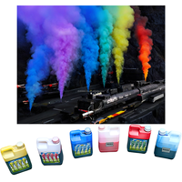 Liquide de brouillard coloré pour machine à fumée, hauteur de projection 10-12 mètres, pour scène, club, bar, DJ, révélation de sexe, mariage