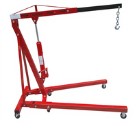 Grue hydraulique pliable compacte de 2 tonnes pour une manipulation facile en atelier