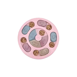 애완 동물 다기능 장난감 IQ 훈련 음식 퍼즐 먹는 접시 장난감 개 고양이 - Product Image 4