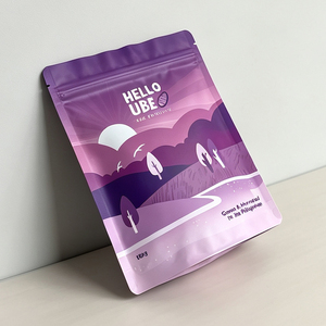 Custom Printed 100g Mylar <b>Zip</b> Lock Bag Stand up Food grade <b>pouch</b> for protein granola powder - Product Image 3