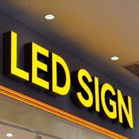 Enseignes LED 3D sur mesure, lettres d'enseigne de magasin, enseignes LED en colle acrylique liquide, enseignes LED pour centres commerciaux, hôtels, bars à liqueurs