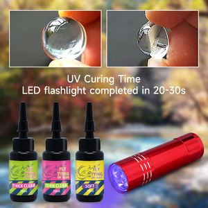 TIMESRUI - Juego de Pegamento UV para Atado de Moscas, 10 ml, Transparente Espeso (Duro), Transparente Fino, Fórmula Suave - Ideal para Moscas de Pesca con Mosca - Product Image 5