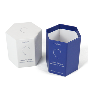 Embalaje personalizado <span class=keywords><strong>verisol</strong></span> <span class=keywords><strong>collagène</strong></span> antioxydants vitamines produits de santé et de beauté boîte de papier hexagonale cylindrique - Product Image 2