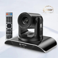 Tongveo kamera NDI LAN NDI SDI HD-MI USB Full HD 1080p 20x kamera konferensi Zoom optik PTZ dengan kendali jarak jauh