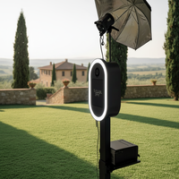 Photomaton portable pour mariages et fêtes, compatible iPad/DSLR, avec support d'imprimante