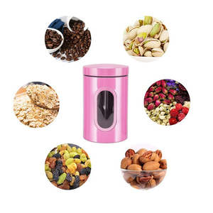 Organizador de despensa personalizado, contenedor de pan de metal, almacenamiento de azúcar, té y café, caja para toallas de papel, portavasos con juego de recipientes para cocina - Product Image 2
