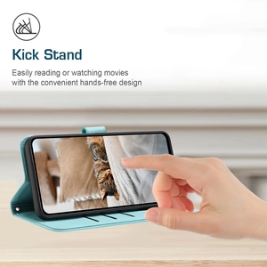 Étui de téléphone portable en cuir PU avec design chat, porte-cartes, support et protection pour Infinix Note 60 Pro - Product Image 6