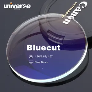 Lente óptica universal Shmc de alta calidad, lente de bloque azul asférico 1,6 1,60