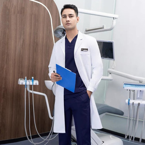 Uniforme médical personnalisé antistatique blanc de haute qualité blouse d'hôpital blouse de laboratoire uniformes d'hôpital gommages médicaux unisexe - Product Image 6