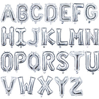 Vente en gros de ballons en aluminium en forme de lettre de 16 pouces couleur or rose je t'aime