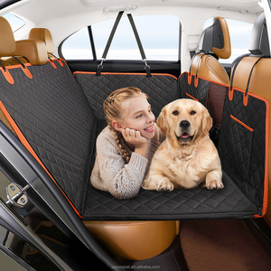 OEM impermeable negro perro cubierta de asiento de coche inferior duro asiento trasero extensor malla ventana mascota perro hamaca SUV asiento trasero cubierta protectora - Product Image 2