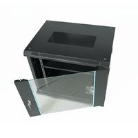 Baie de serveur réseau murale 9U, armoire d'équipement standard en acier de 19 pouces, personnalisable et en stock