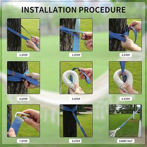 Võng XÍCH ĐU Treo Võng Macrame Brazil Đôi Tối Đa 500 Lbs Cho Sân Trong Nhà Ngoài Trời Sân Vườn - Product Image 4