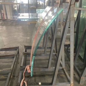 กระจกนิรภัยโค้งใสแบบโปร่งแสงสูง สำหรับตกแต่งภายในและภายนอกอาคาร - Product Image 4