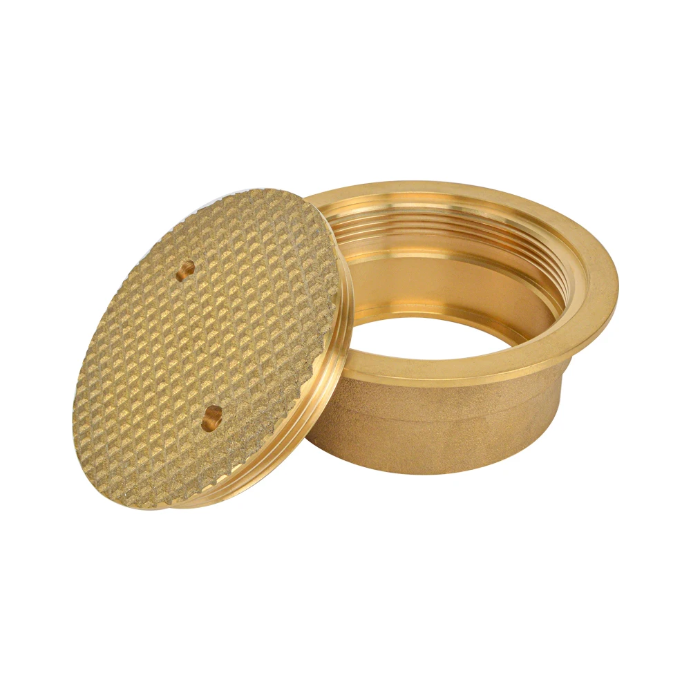 Brass Floor Cleanout Cover Drain - Durable & Stylish