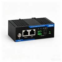 Divisor PoE Industrial de 60W, Gigabit, para Riel DIN, RJ45, Ethernet, División de Energía y LAN, Salida de 12VDC 5A para Dispositivos IP Sin PoE