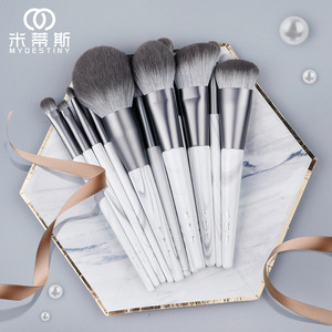 Mydestiny Makeup Brush Set 12pcs Synthetic Hair Wooden Handle For <b>Eye</b> <b>Shadow</b> Blush Foundation - Product Image 1