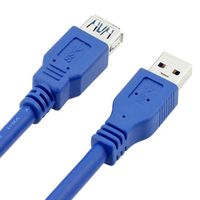 Kabel Data 5GPPS AM ke AF USB 3.0 kustom kabel ekstensi USB 3.0 pria ke wanita untuk Laptop/USB drive