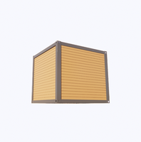 Maison conteneur préfabriquée de 10 pieds, cabane portable polyvalente pour bureau de jardin, sauna et mini-studio