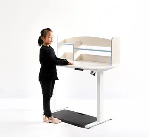 Sano Pratico Regolabile in Altezza Elettrico Autonomo Da Tavolo di Casa e La Scuola Sollevare In Aumento Ergonomico Bambino di Studio Scrivania