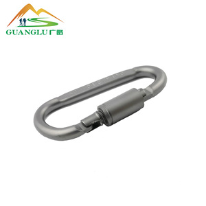 Mosquetón en forma de D de aleación de aluminio Guanglu, llavero grueso para exteriores de 20KN, no apto para escalada - Product Image 2