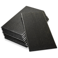 Feuille de fondation en plastique ciré noir pour ruche, feuille de fondation en nid d'abeille portable
