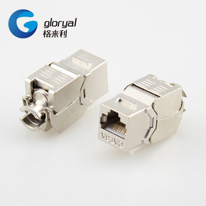 Giắc Cắm Keystone Không Có Công Cụ RJ45 180 Độ Cat6 Hoặc Cat6A FTP STP - Product Image 3