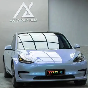 Chameleon Blue Two-tone Gloss Candy Grey to Blue <strong>Car</strong> Packaging PPF Film <strong>Vinyl</strong> Polyvinyl Chloride Film <strong>Car</strong> <strong>Warp</strong> Film - Product Image 2