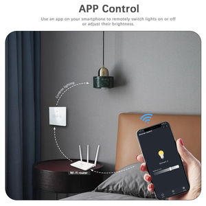 Interruptor <span class=keywords><strong>Dimmer</strong></span> Inteligente Tuya WiFi Sem Fio com Controle por Toque, APP Smart Life e Controle por Voz, Funciona com Alexa e Google Home - Product Image 4