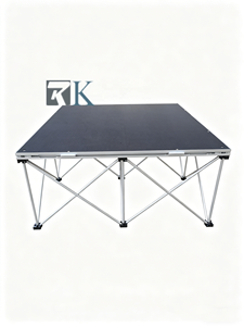 Scène mobile légère, plateforme de scène pliable en alliage d'aluminium portable pour événements en plein air, concerts - Product Image 2