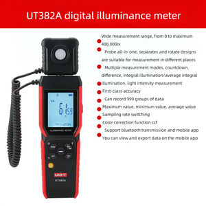 UNI-T UT382A dijital aydınlatma ölçer-işık aydınlatma ölçüm lümen test cihazı-parlaklık ölçüm cihazı - Product Image 6