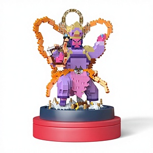 Gran Aventura del Rey, Bloques de Construcción Originales con Licencia de los Cuatro <span class=keywords><strong>Reyes</strong></span> Celestiales, Modelo de Ensamblaje para Niños, DIY, ABS - Product Image 6