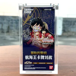 SHP علبة معززة مخصصة شفافة من الأكريليك قطعة واحدة علبة عرض بطاقات اللعب اليابانية TCG لعلبة معززة قطعة واحدة باللغة الإنجليزية