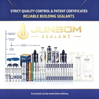JUNBOM Mastic silicone neutre haute performance anti-déplacement pour l'installation de fenêtres et de portes Fabricant 82002