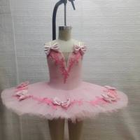 Offre Spéciale Nouveaux Costumes De Danse Fille Robe De Performance Tutu En Velours Rose. Nouveau -- 31