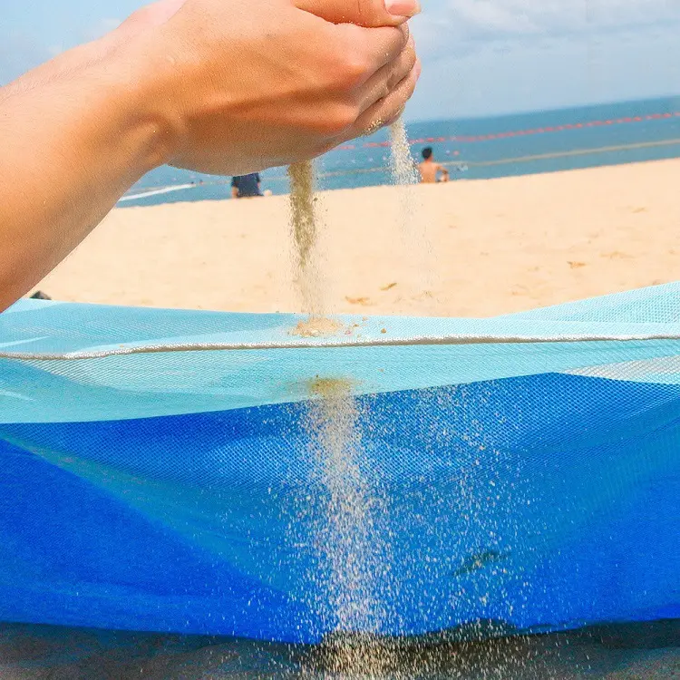 Mini alfombrilla de playa ligera y duradera para exteriores, manta mágica a prueba de arena para playa, alfombrilla sin arena