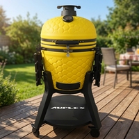 Barbecue Kamado en céramique premium AUPLEX 22 pouces pour le marché allemand, néerlandais et européen, idéal pour le jardin et les barbecues en plein air.