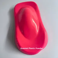 Revêtement en poudre thermodurcissable à base d'acrylique rouge froissé pour peinture de meubles, antiadhésif, pulvérisation électrostatique, couleurs RAL