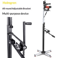 Support de marteau électrique télescopique épaissi, tige de support d'étagère, outil de poinçonnage d'œillets de plafond pour perceuse à percussion, alimentation CC, garantie 3 ans
