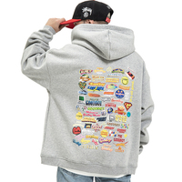 Ropa Urbana de Alta Calidad, Personalizable con Impresión Gráfica DTG, Sudaderas con Capucha de Felpa de Corte Holgado para Hombre