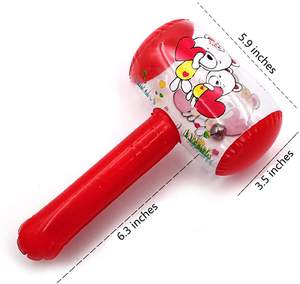 充气卡通带音铃手柄锤儿童儿童幼儿搞笑玩具 (5件装) - Product Image 2