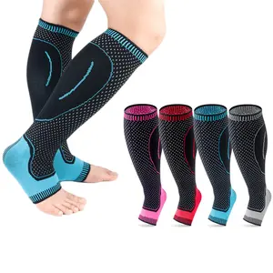 Spor koşu çift silikon şeritler ağrı kesici ayak bileği topuklu destek ayağı buzağı sıkıştırma ayak desteği kollu