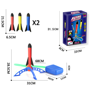 Giocattoli Lanciarazzi in Schiuma con 6 Razzi, Spara fino a 30 Metri, Giochi Sportivi all'Aperto per Bambini e Bambine, Regalo Perfetto, Giocattoli in Confezione Convenienza - Product Image 2