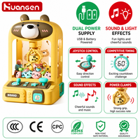 Jouets éducatifs KZHM en gros, machine à griffes en plastique OEM, jouets créatifs STEM pour enfants, mini machine à griffes en forme d'ours, cadeaux promotionnels