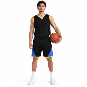 Ensemble d'uniformes de basketball de qualité supérieure, légers et respirants, pour adultes, impression personnalisée, maillots de sport à séchage rapide, vêtements d'équipe unisexes - Product Image 1