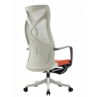 Chaise de bureau ergonomique moderne pivotante avec support lombaire en maille, appui-tête réglable, chaises inclinables de luxe, ensemble de mobilier
