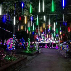 Ledemo personalizado al aire libre impermeable LED meteorito luces de Navidad <span class=keywords><strong>guirnalda</strong></span> IP67 calificación para fiesta lluvia efecto ducha - Product Image 6