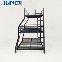 Lit superposé triple en métal Junqi, robuste et économique, en promotion pour adultes