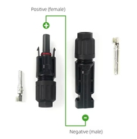 Conector Solar para Panel Solar IP67 IP68 Resistente al Agua 1000V 1500V 30A 35A 45A para Sistema Fotovoltaico