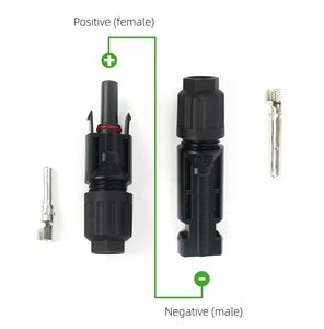 IP67 IP68 Wasserdichter 1000V 1500V 30A 35A 45A Solarpanel-Kabel-Solara schluss für Solar-Photovoltaik anlage - Product Image 4